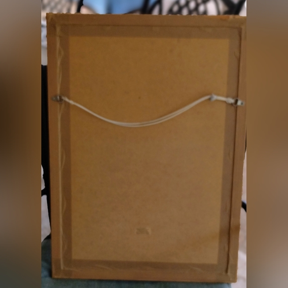 Vintage English Tapestry Red Yellow Pink Roses in Vase/ Vase with Flowers. - Picture 4 of 9